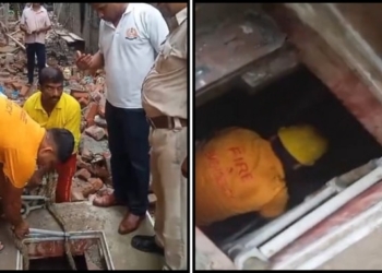 Septic Tank Collapse in Bhubaneswar