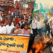 Bhubaneswar BJP BJD protests