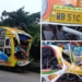 Bus Crashes into Truck