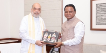 Odisha CM Majhi meets Amit Shah