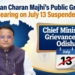CM grievance hearing suspension