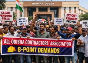 contractors’ protest in Odisha