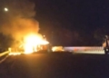 Truck Catches Fire