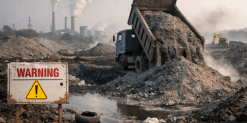 illegal fly ash dumping Sundargarh