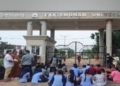 Nursing students protest