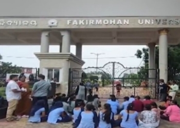 Nursing students protest