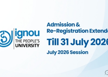 IGNOU July 2026 admission extension