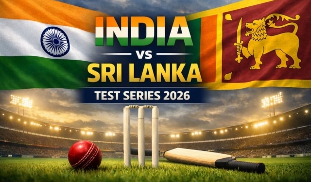 India vs Sri Lanka Test Series