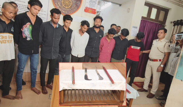 Bhubaneswar group clash Chandrasekharpur