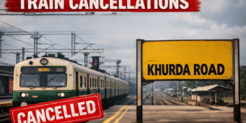 Khurda Road train cancellations July 2026