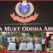 Odisha Police destroy seized ganja