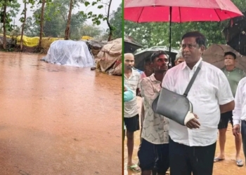Panchampur mandi rainwater flooding