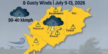 Odisha thunderstorm warning
