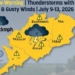 Odisha thunderstorm warning