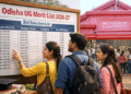 Odisha 2nd merit list UG admission 2026
