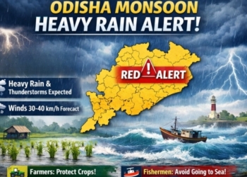 Odisha heavy rain alert