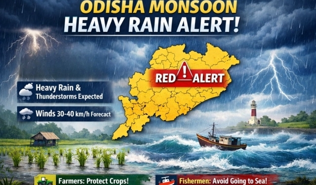 Odisha heavy rain alert