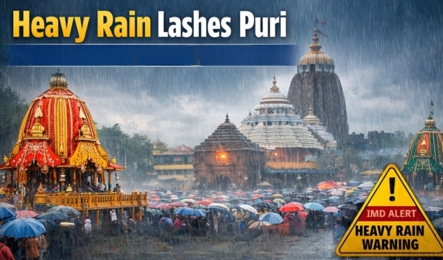 Puri Rath Yatra heavy rainfall