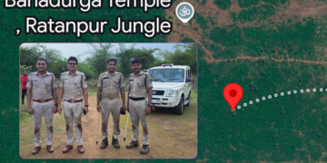 woman rescued from Ratnapur forest