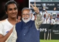 PM Modi sports achievements praise