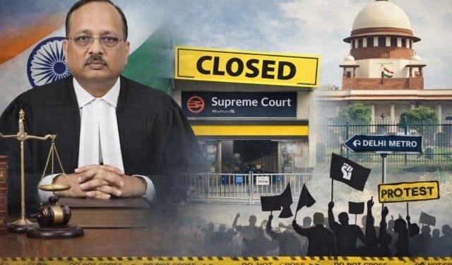 Supreme Court Metro closure CJP protest