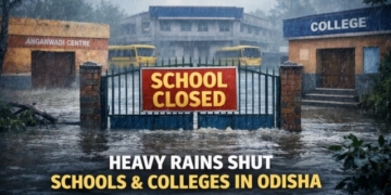Odisha schools closed heavy rainfall alert