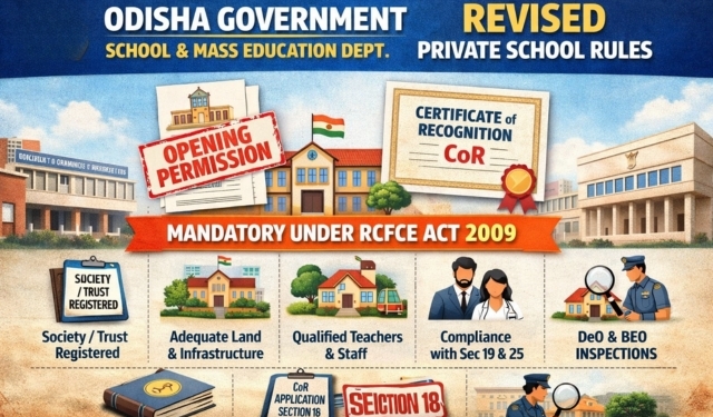Odisha private school rules