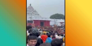 Srimandir viral photo Rath Yatra security lapse