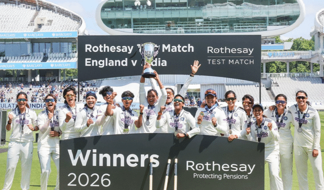 India women lords test victory