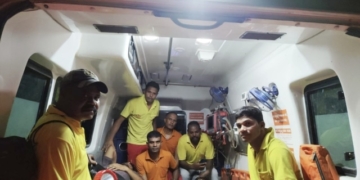 Balangir Gumpha Dam waterfall rescue