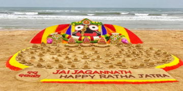 Sudarsan Pattnaik Rath Yatra 2026 sand art