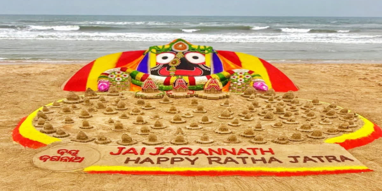 Sudarsan Pattnaik Rath Yatra 2026 sand art