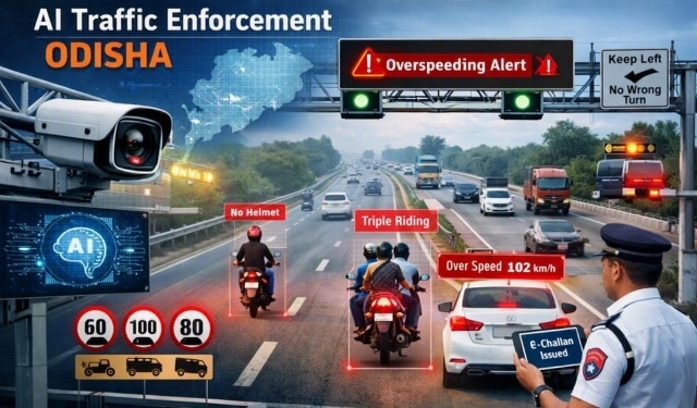 AI traffic enforcement Odisha