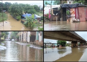 Bhubaneswar rain flooding