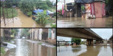 Bhubaneswar rain flooding