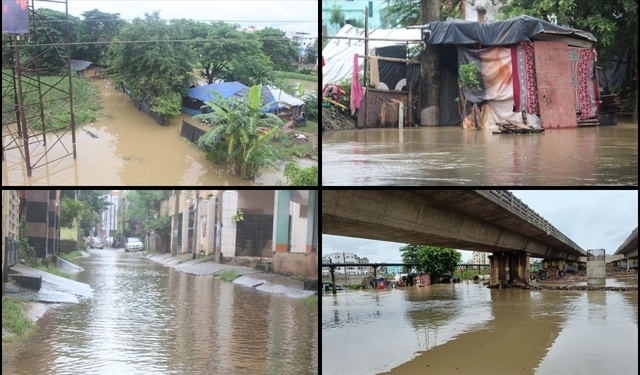 Bhubaneswar rain flooding
