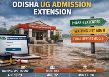 Odisha UG admission extension 2026