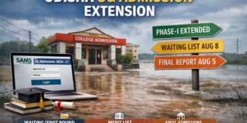 Odisha UG admission extension 2026