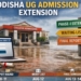 Odisha UG admission extension 2026