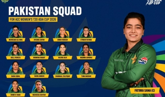Pakistan women’s cricket squad Asia Cup