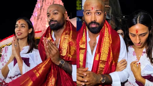 Hardik Pandya Shaves Head, Visits Tirumala Temple With Girlfriend Mahieka Sharma Amid Injury Comeback