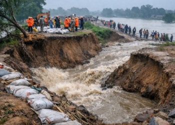 Jajpur embankment collapse