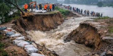 Jajpur embankment collapse