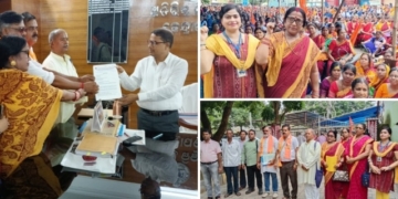 Kendrapada Anganwadi workers protest