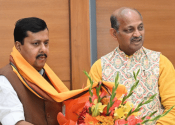 Manmohan Samal Nitin Nabin meeting Odisha