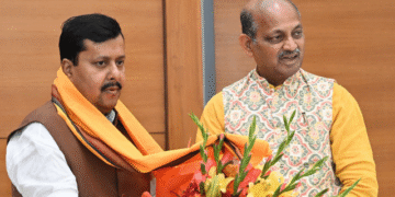 Manmohan Samal Nitin Nabin meeting Odisha