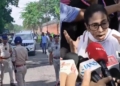 Mamata Banerjee’s Car Attacked With Stones, Mud in Bengal’s Halisahar; BJP Denies Role