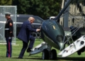 Trump helicopter