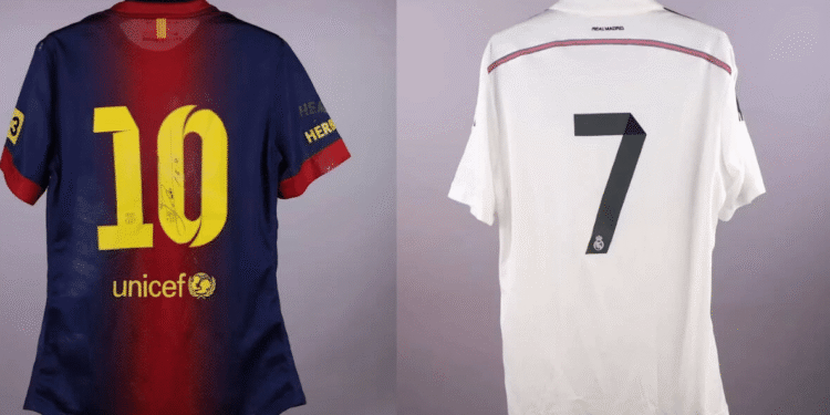 Messi vs Ronaldo Jerseys At Auction: Barcelona Star's Shirt Sells For 6 Times More