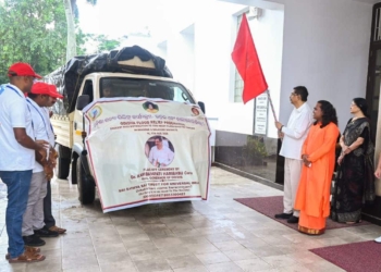 Sai Trust flood relief Odisha